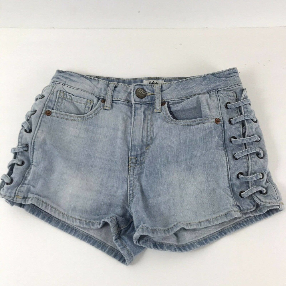 Tokyo Darling Women's Laced Up Sides Hi Waisted Shorty